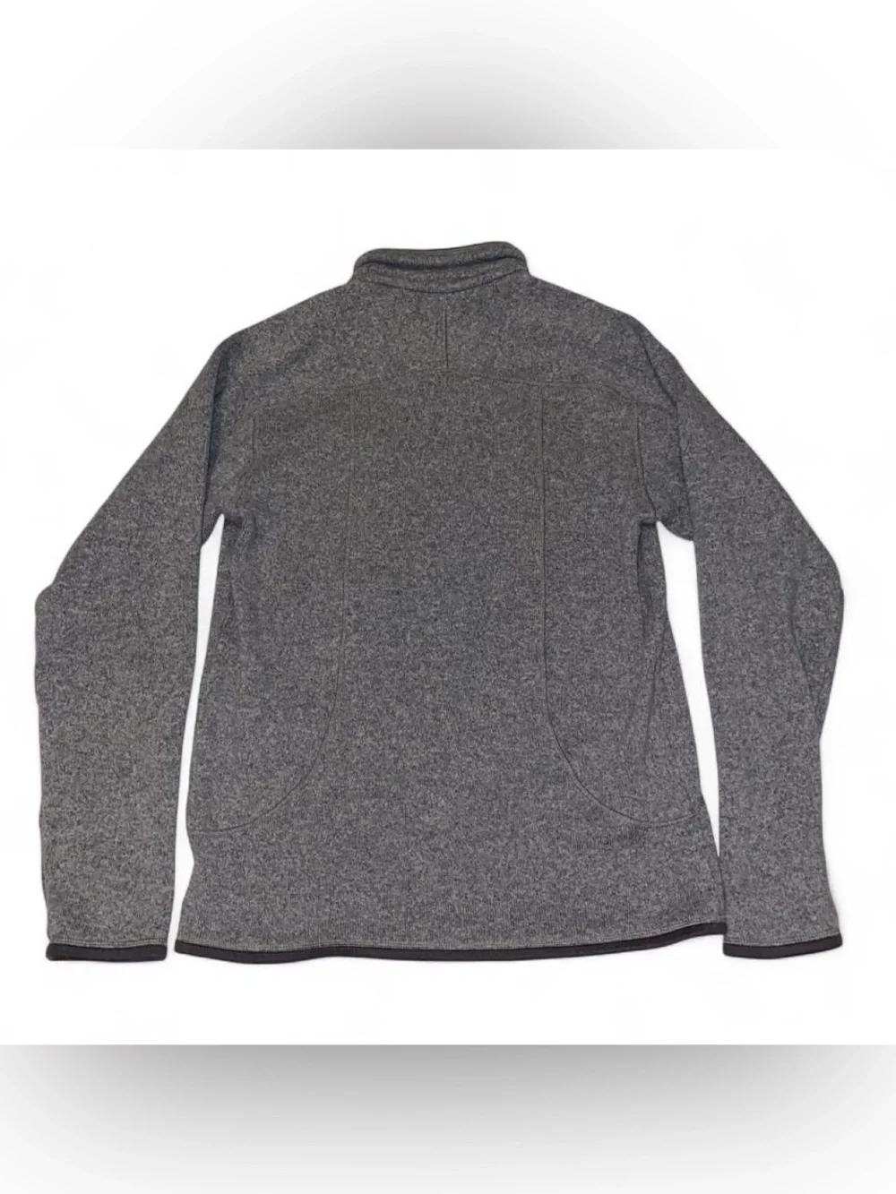 Patagonia Men’s Heather Gray Quarter-Zip Fleece Pullover